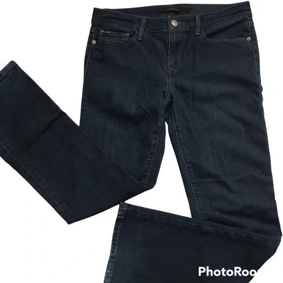 Joe's Jeans Boot Cut Provocateur Taylor Wash Dark Indigo Rinse Designer Jeans - Picture 5 of 16